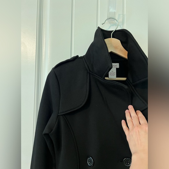 Burlington Coat Black Pea Coat - Picture 6 of 10